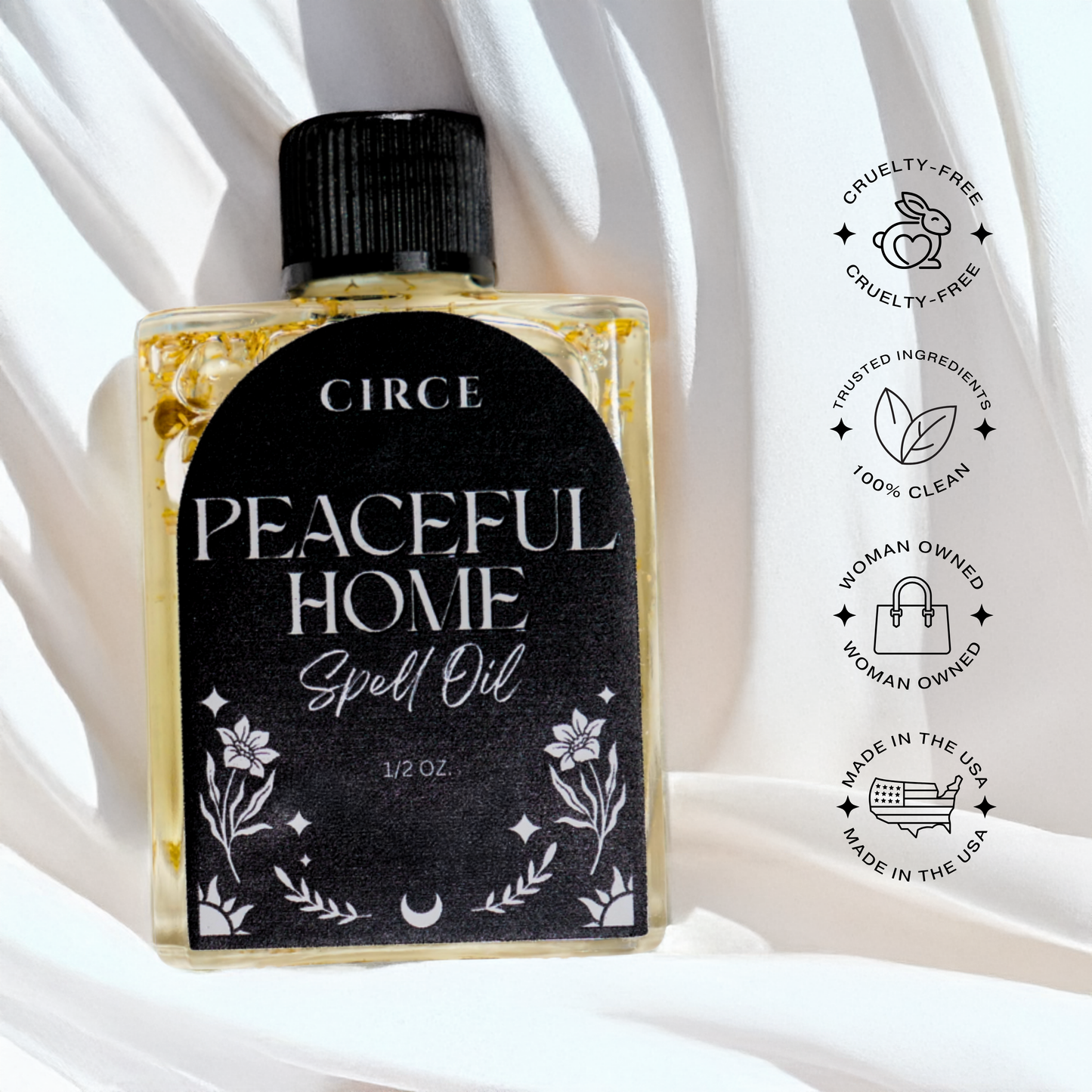 CIRCE Peaceful Home Spell Oil 1/2 oz.