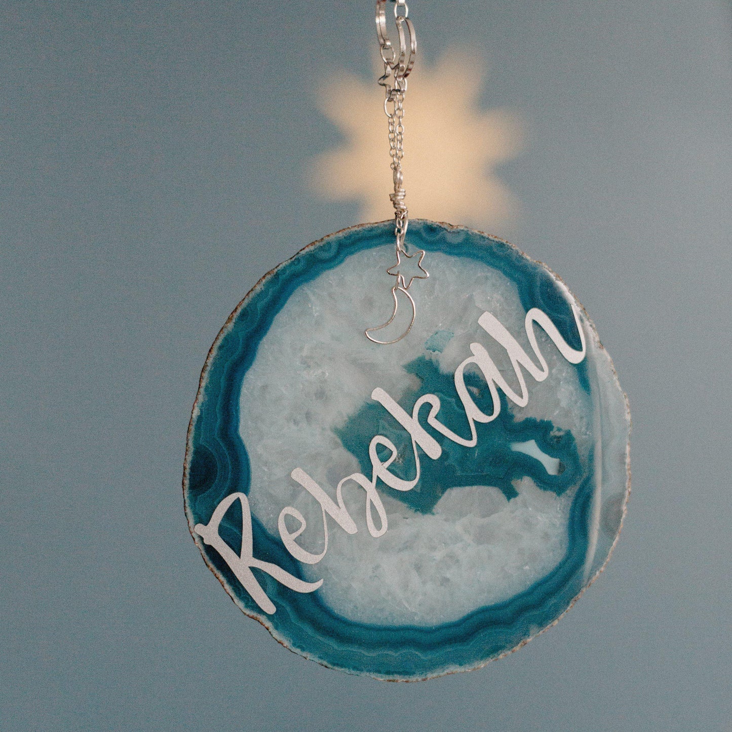 Personalized Baby Name Agate Nursery Decor