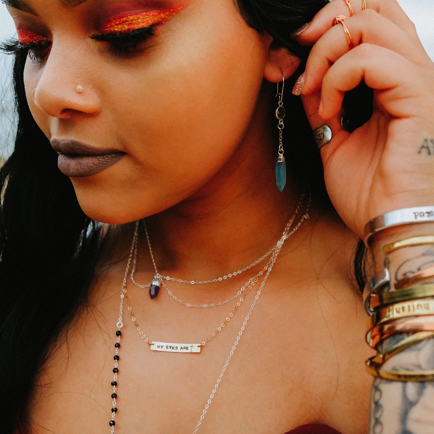 QUEER FEMME Bar Necklace