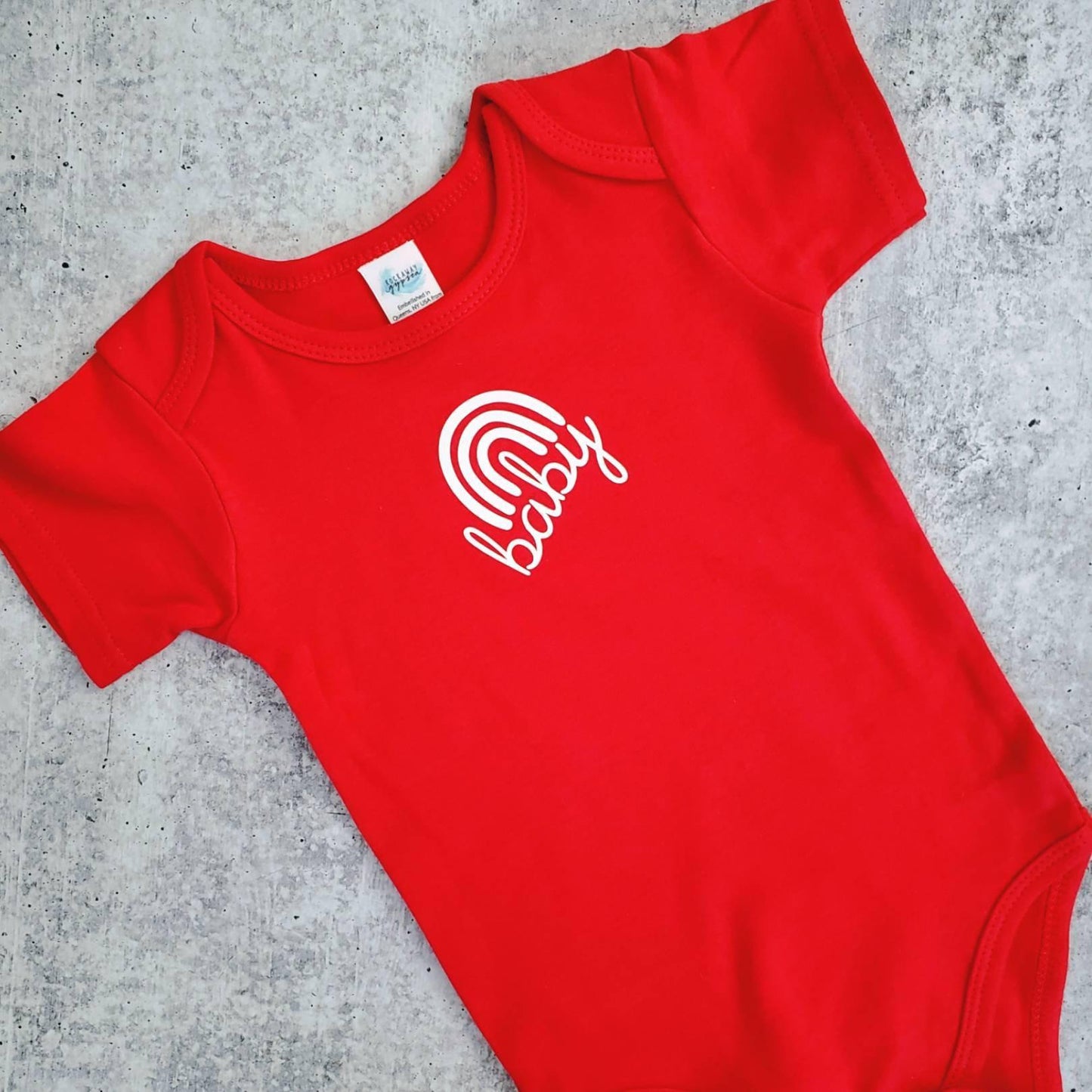 RBNY LOCAL BABY Short Sleeve One Piece Bodysuit