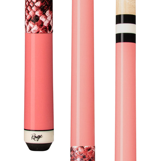 Pink Snake Skin Rage Cue Stick