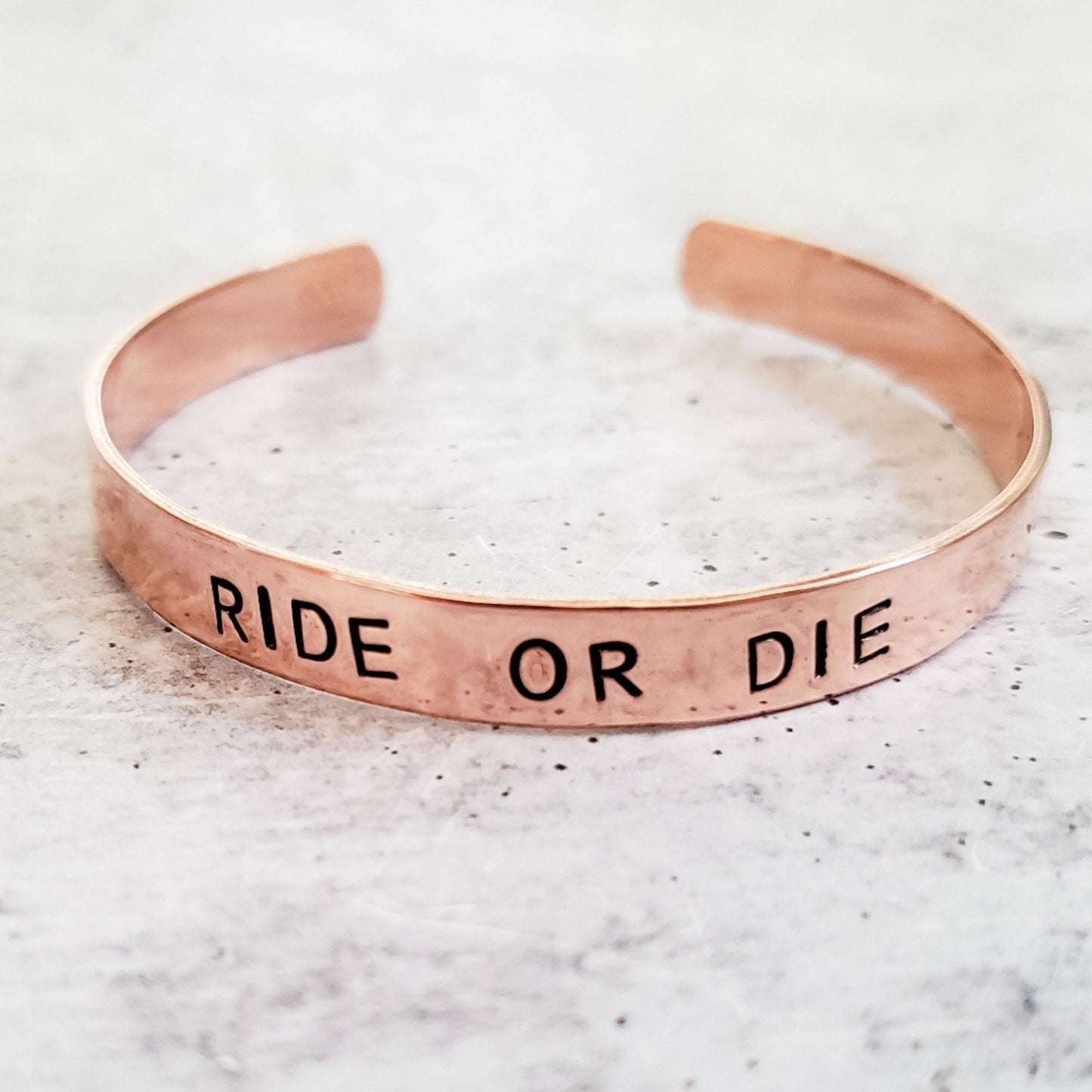 RIDE OR DIE Cuff Bracelet
