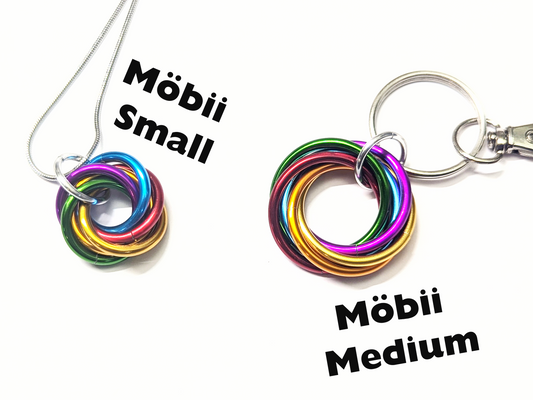 Möbii® Showgirl; Stylish Discreet Fidget Fashion Wear: Necklaces, Earrings, Keychains