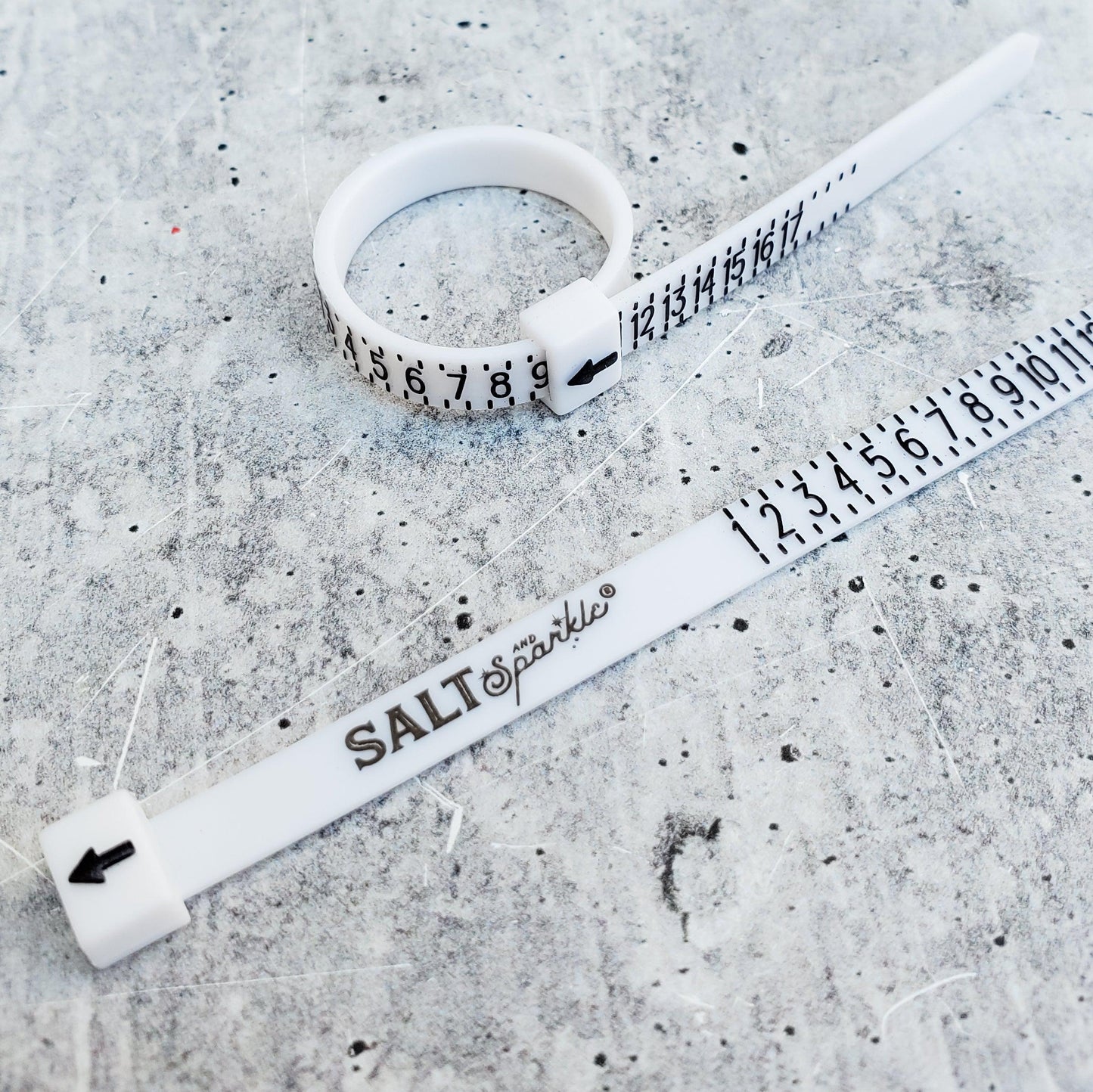 Reusable Plastic Ring Sizing Tool