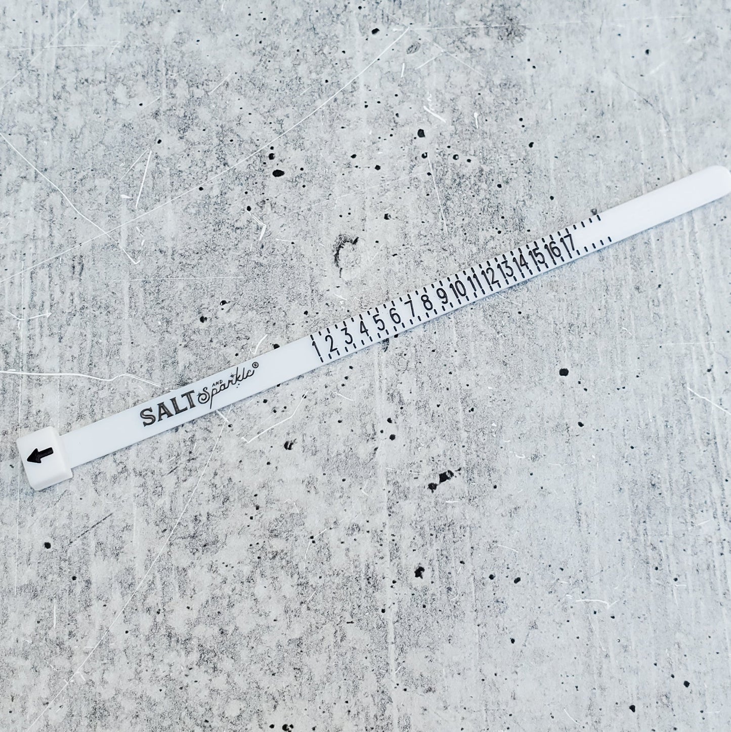 Reusable Plastic Ring Sizing Tool