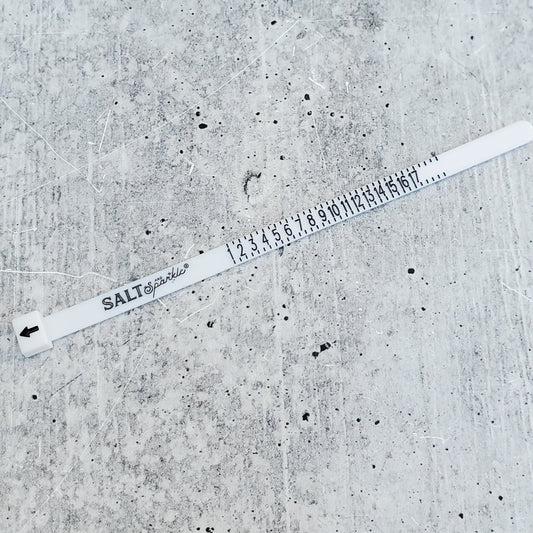 Reusable Plastic Ring Sizing Tool