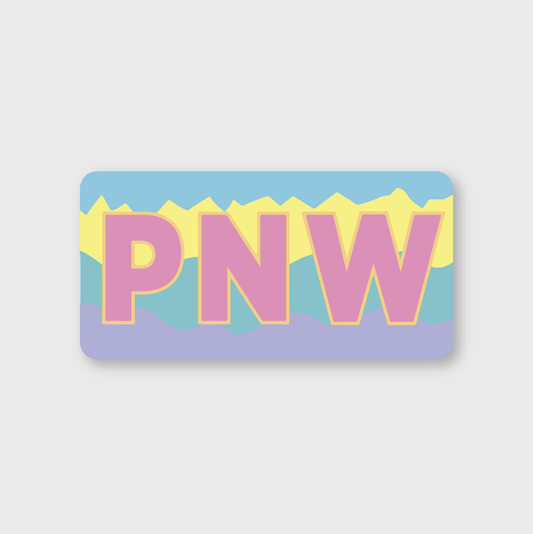 Pastel PNW Sticker