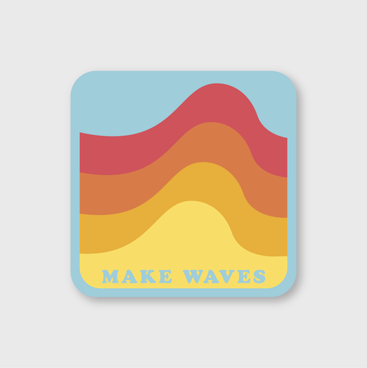 Make Waves Sticker