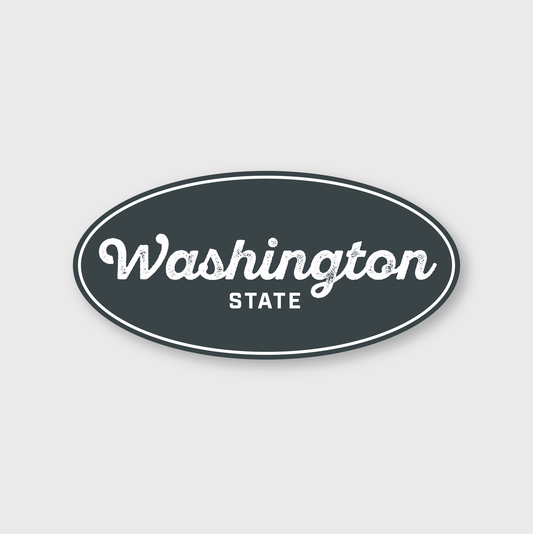 Washington State Rustic Sticker