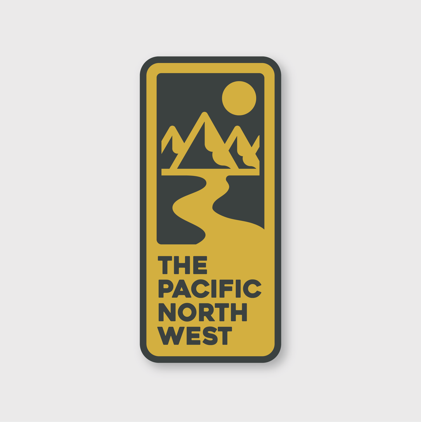 PNW Retro Sign Sticker