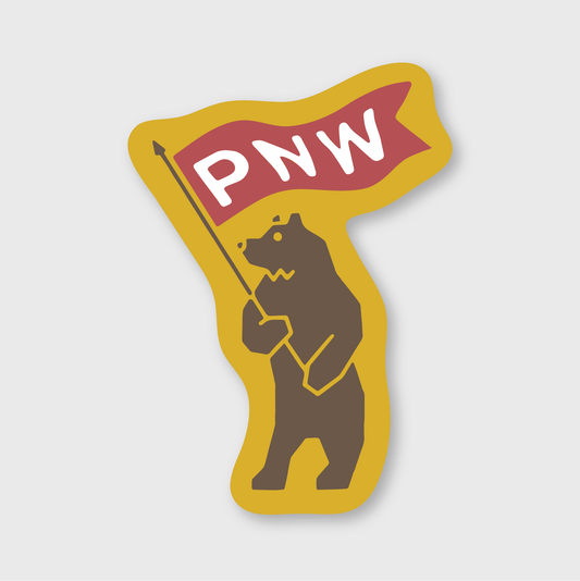 PNW Bear Sticker