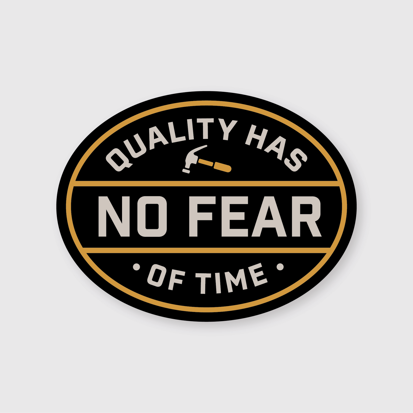 No Fear of Time Sticker