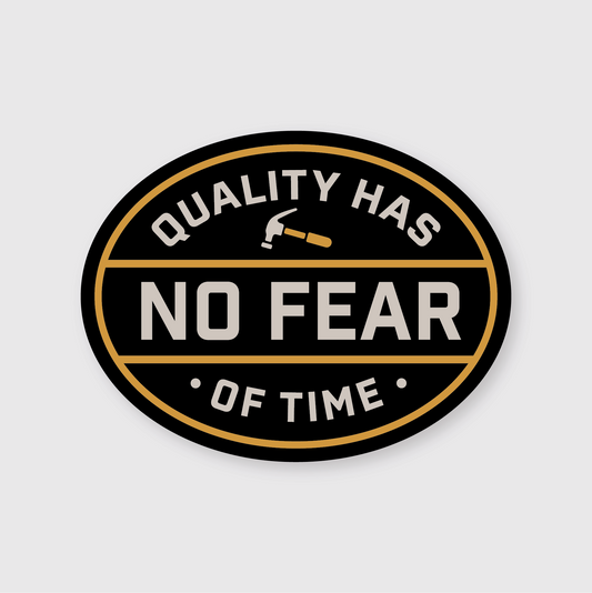 No Fear of Time Sticker