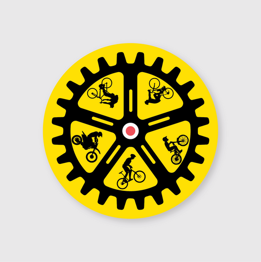 Bike Cog Sticker