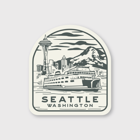 Seattle Lino Sticker