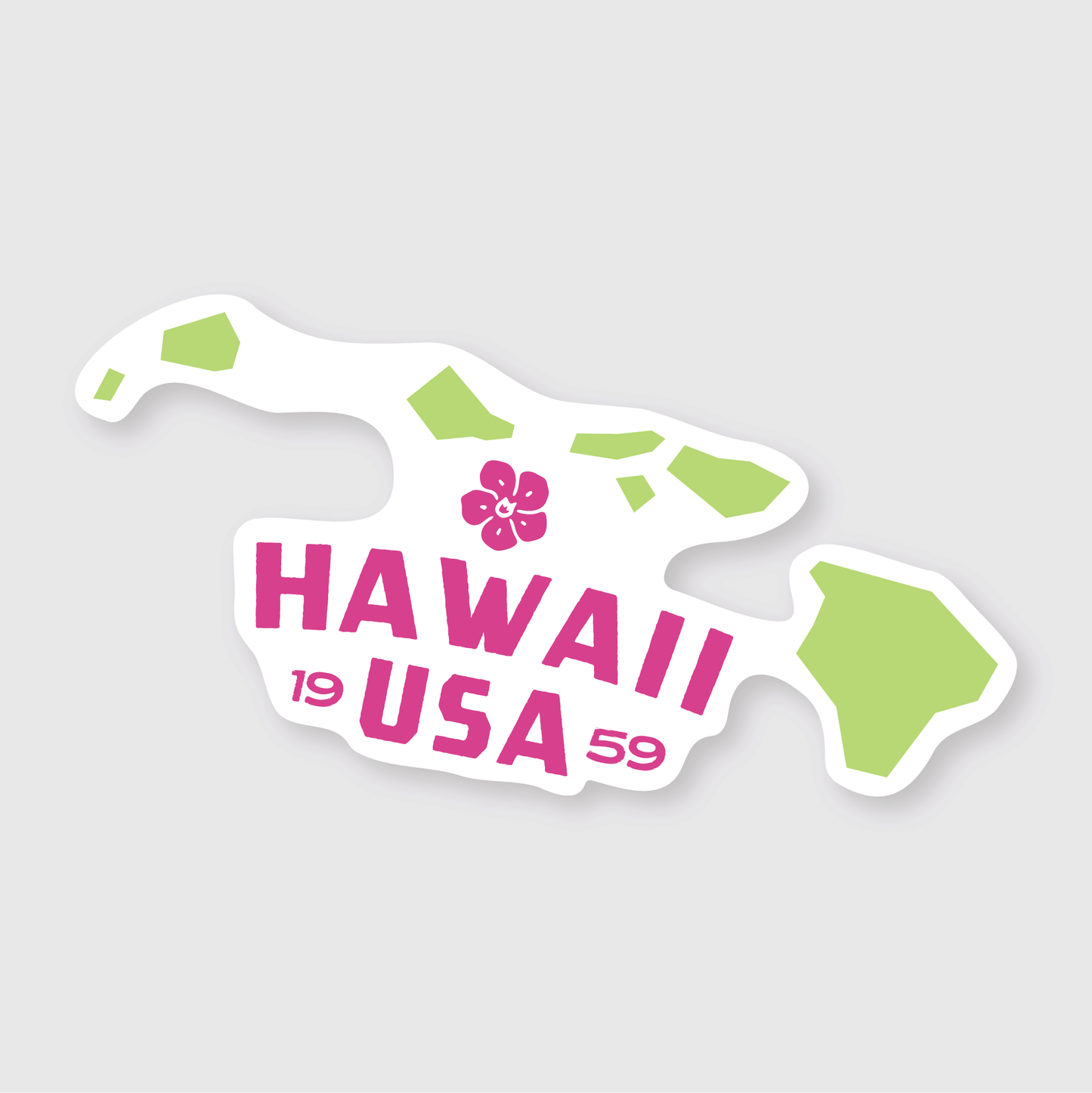 Hawaii Simple Sticker