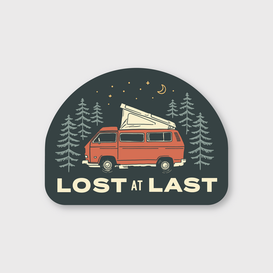 Lost at Last Sticker