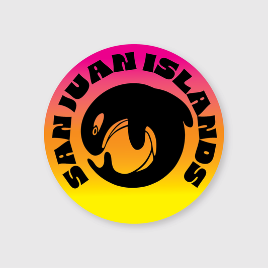 San Juan Islands Orca Sticker