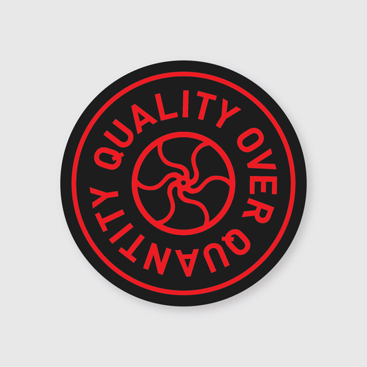 PSP Quality Over Quantity Sticker