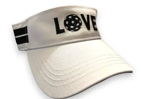 Pickleball Visor - White & Black