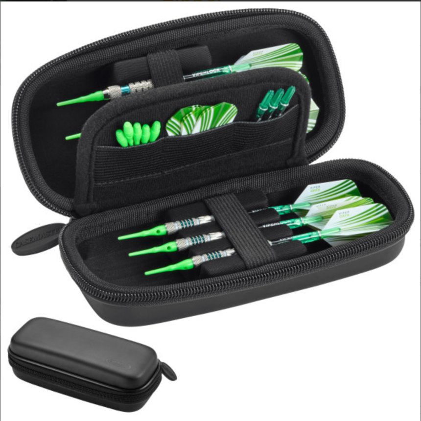 Casemaster Sentry Dart Case with Colored Zipper