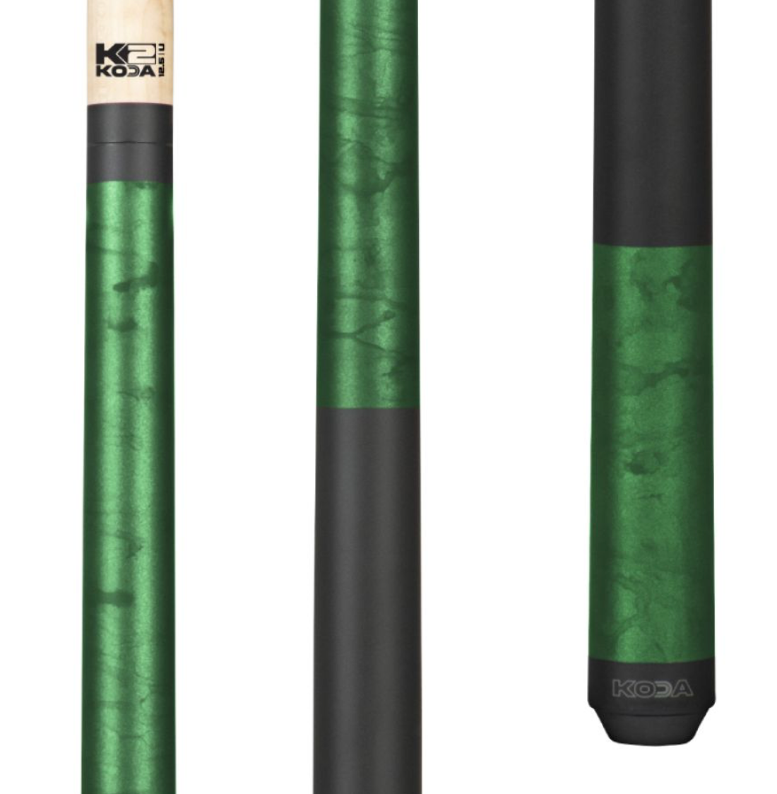 K2 Cue Matte Smoke with Black Simulated Wrap