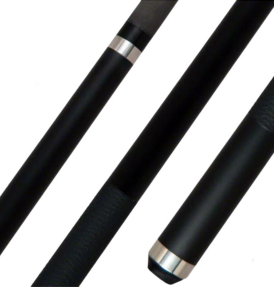 "Bull Carbon" Matte Maple Cue Stick Butt with Leather Lore Wrap