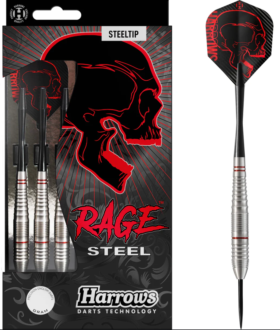 Harrows Rage Steel Tip Darts