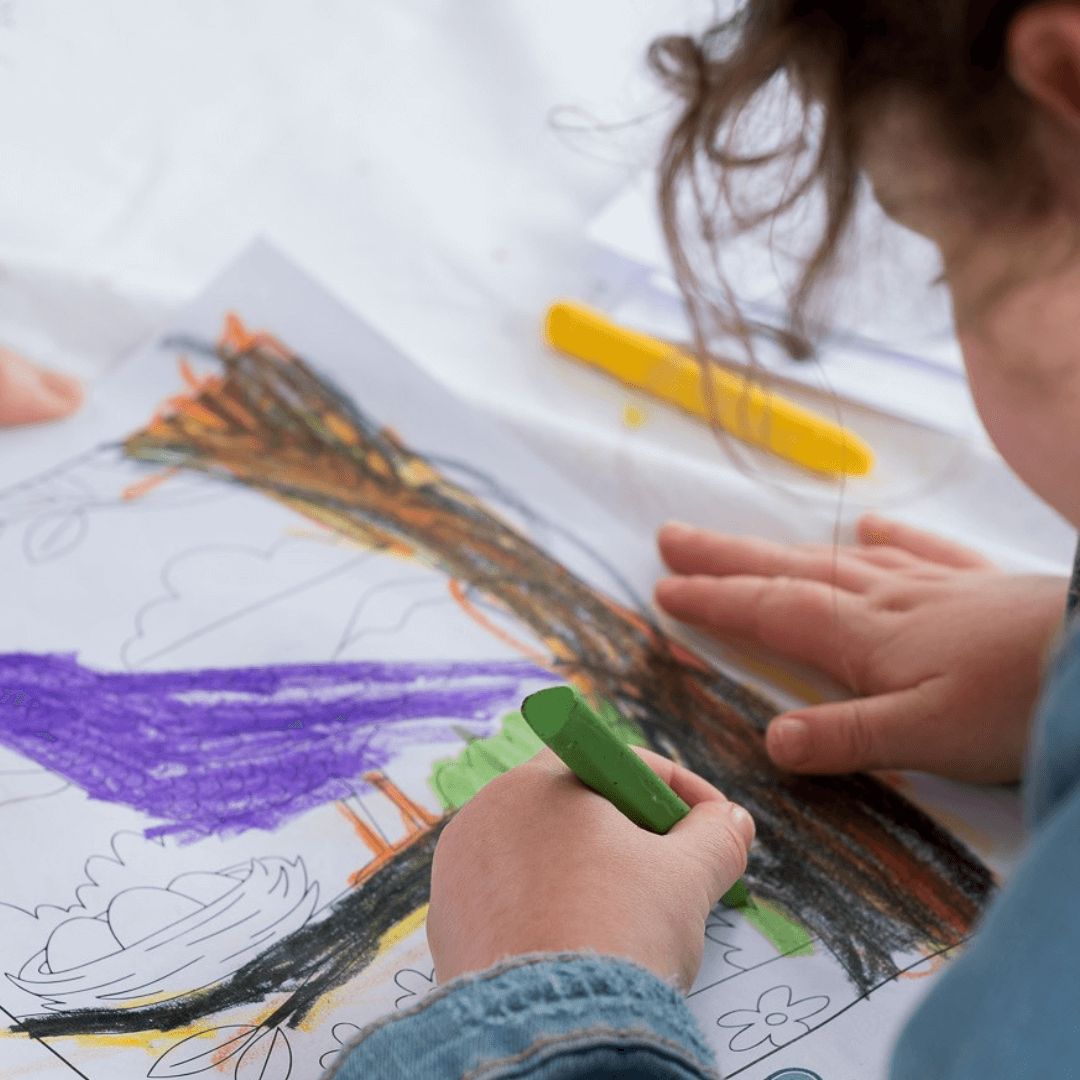 Eco-Kids Non-Toxic Beeswax Crayons (Extra Large) - by Elseware Unplug