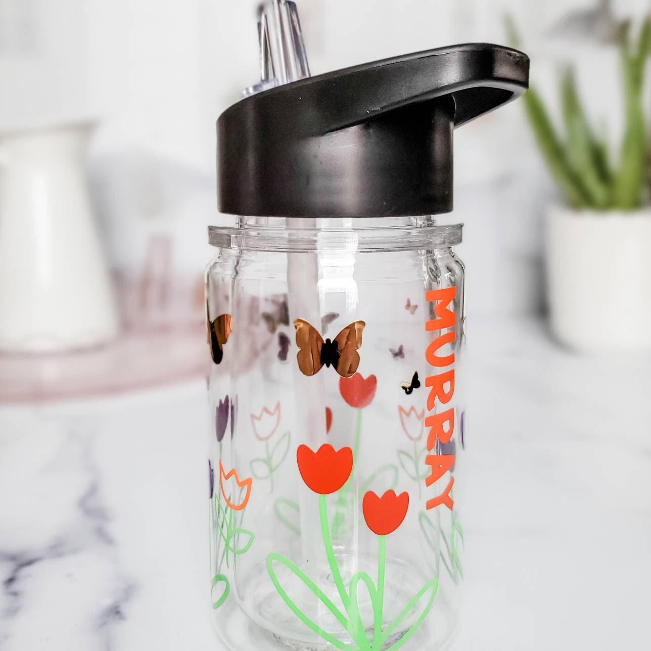 Spring Flowers Toddler Straw Cup