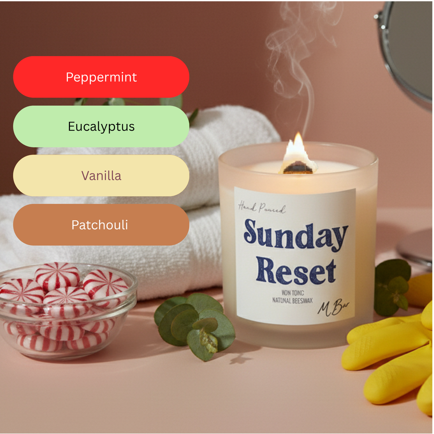 Sunday Reset Candle