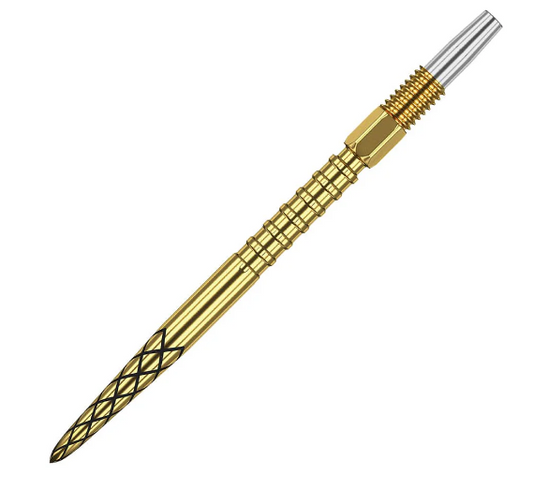 Swiss Diamond Pro Surge Grip Steel Points - Gold 30mm