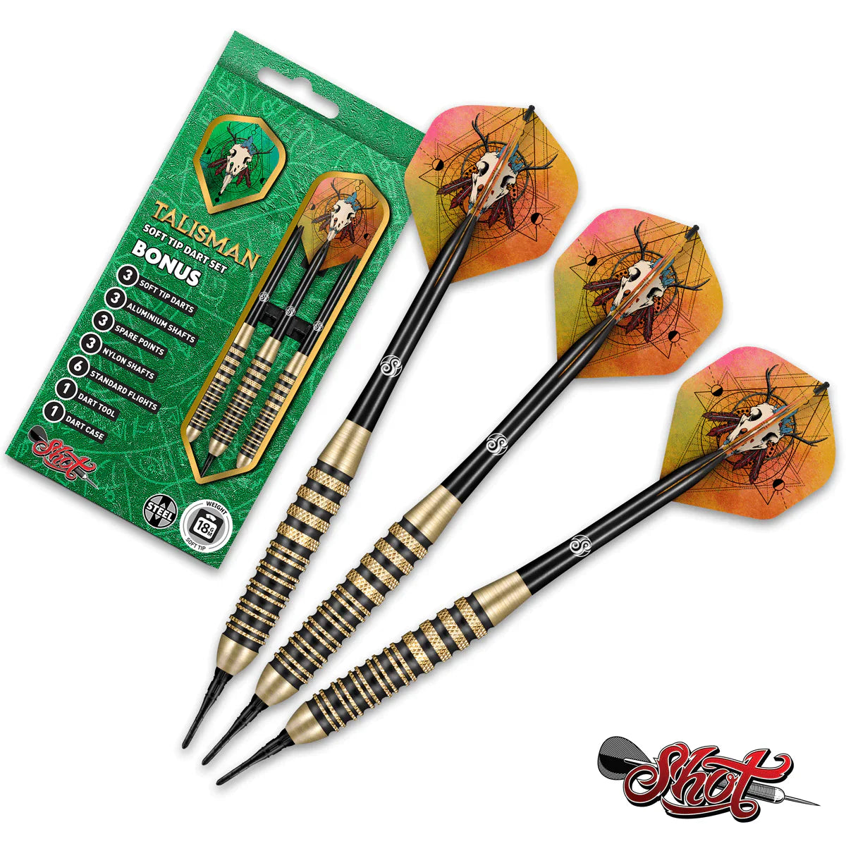 Shot Talisman Soft Tip Darts