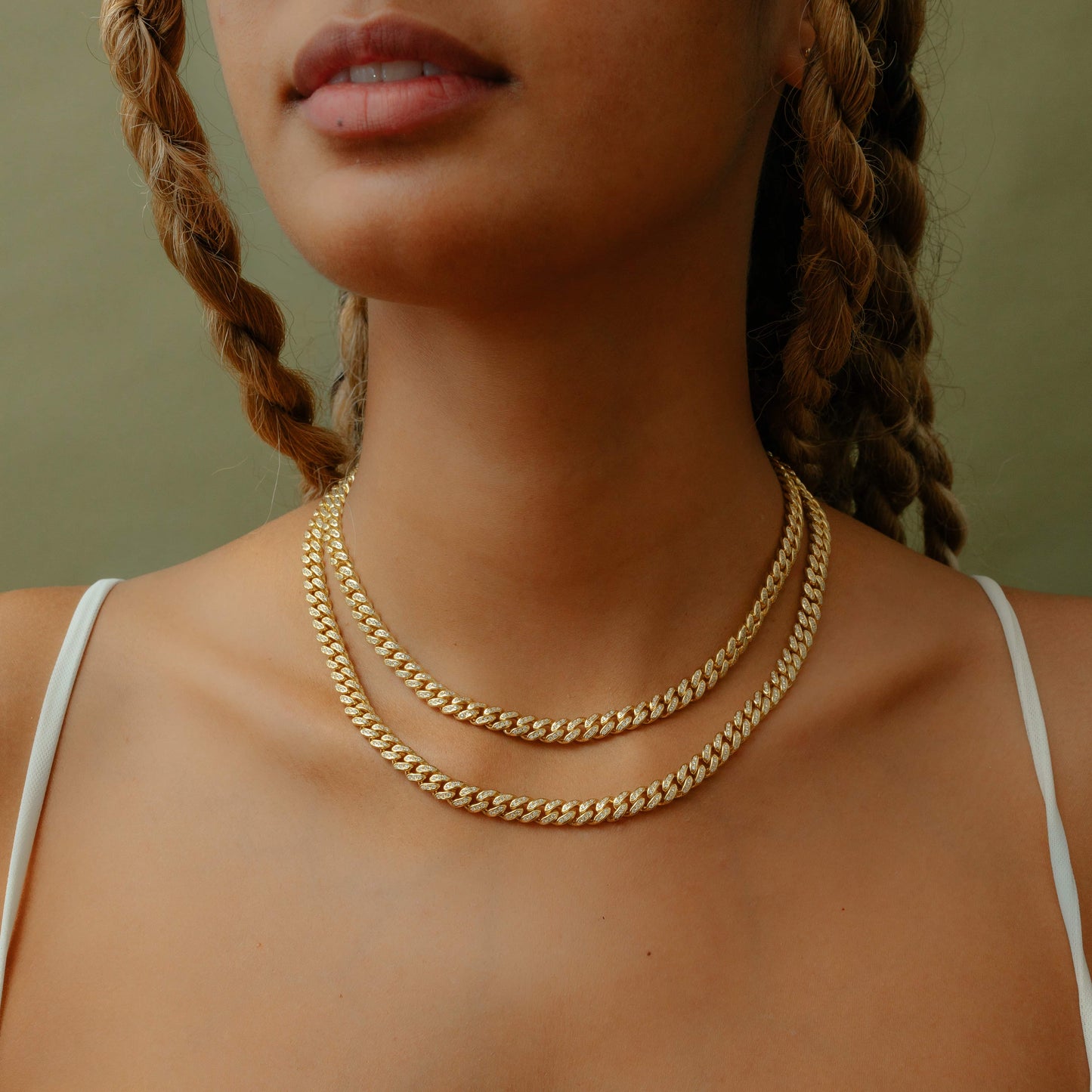 The Naked Iced Cuban Chain