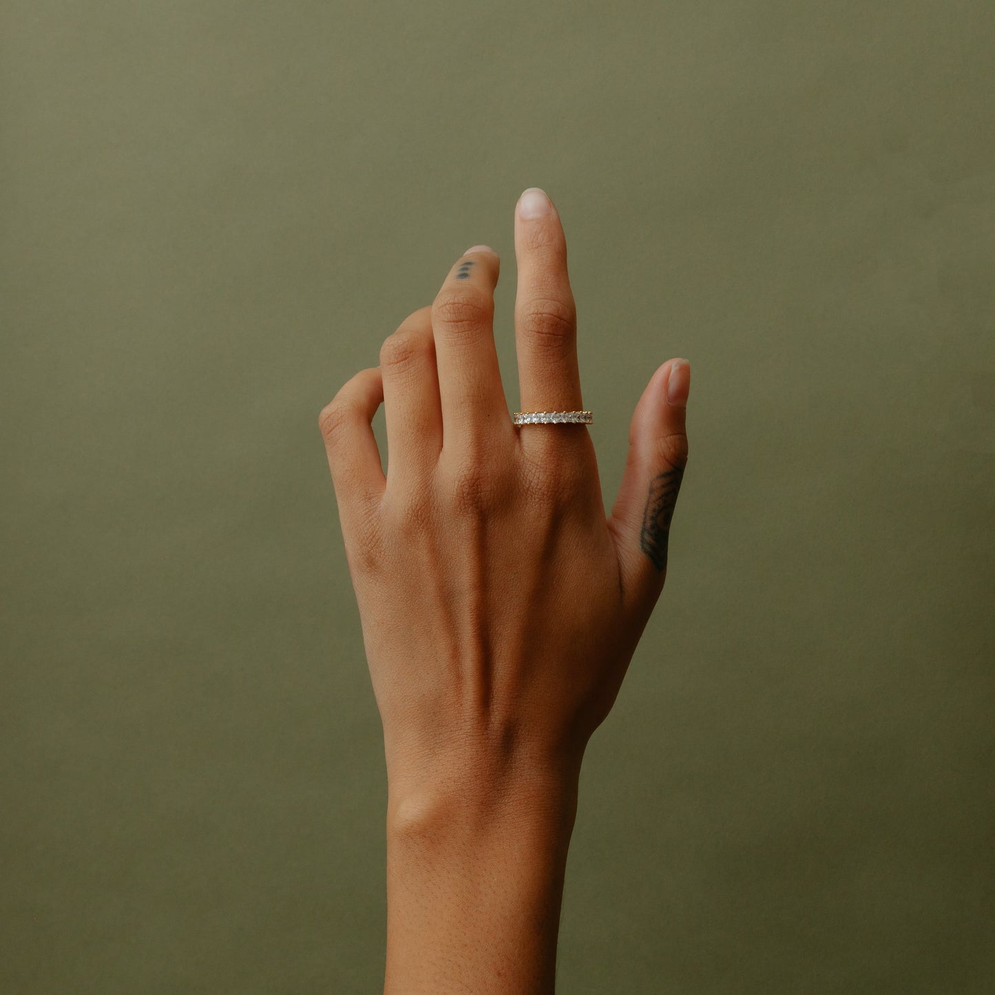 The Princess Cut Eternity Band