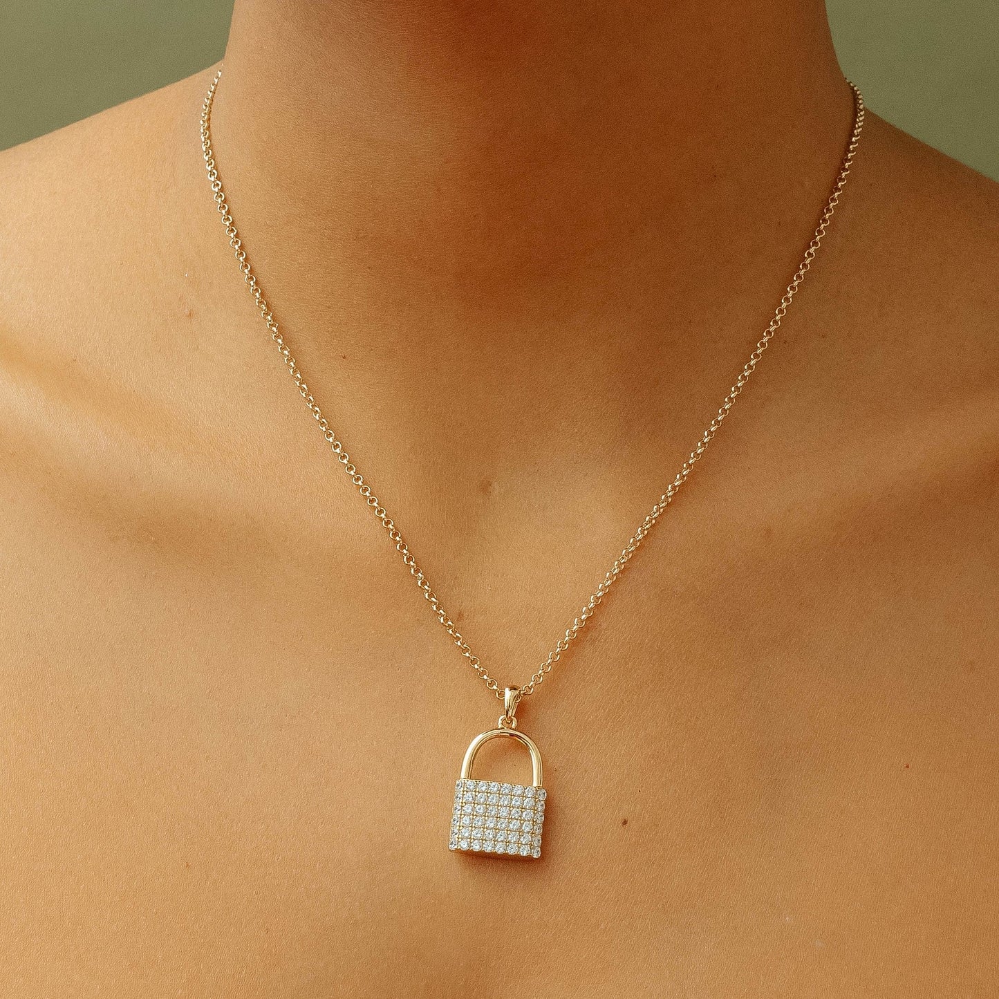 The Iced Lock Pendant