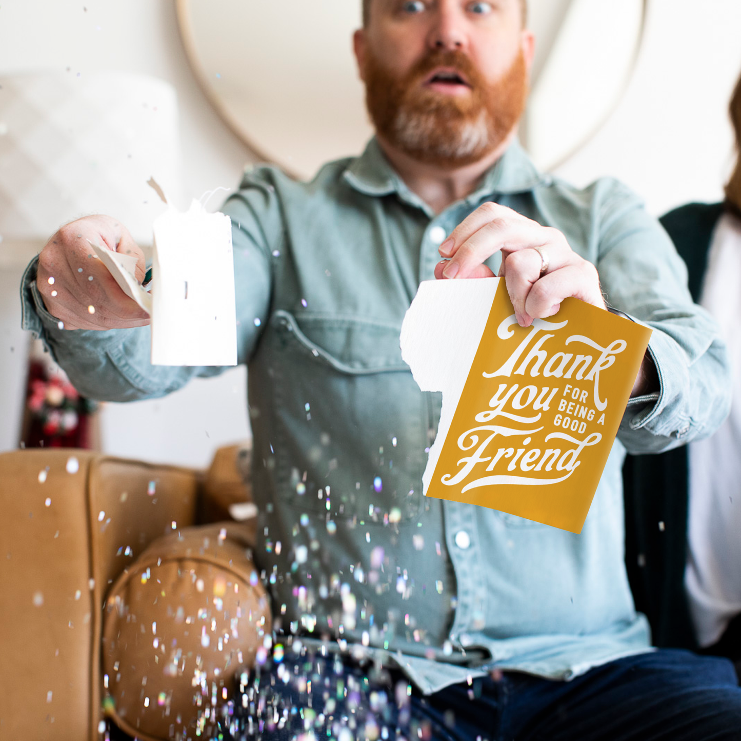 Endless Thank You Card with Glitter