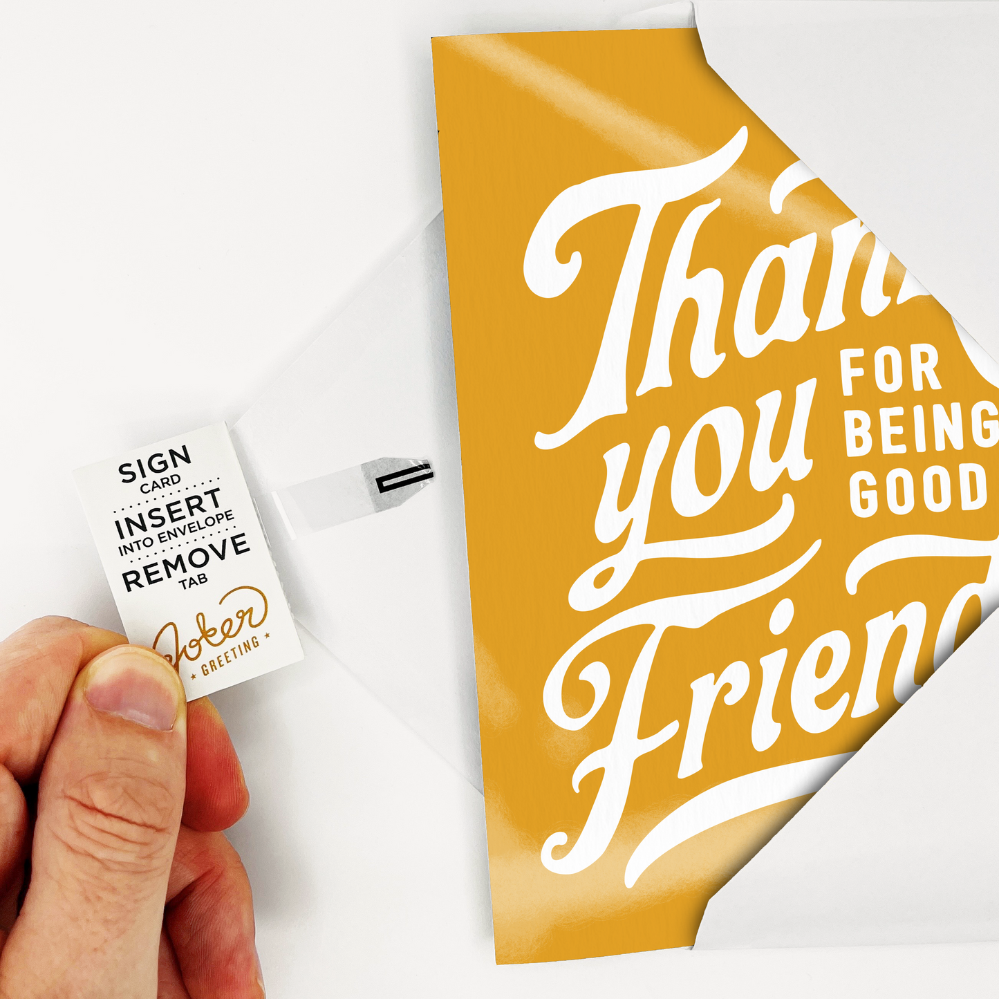 Endless Thank You Card with Glitter