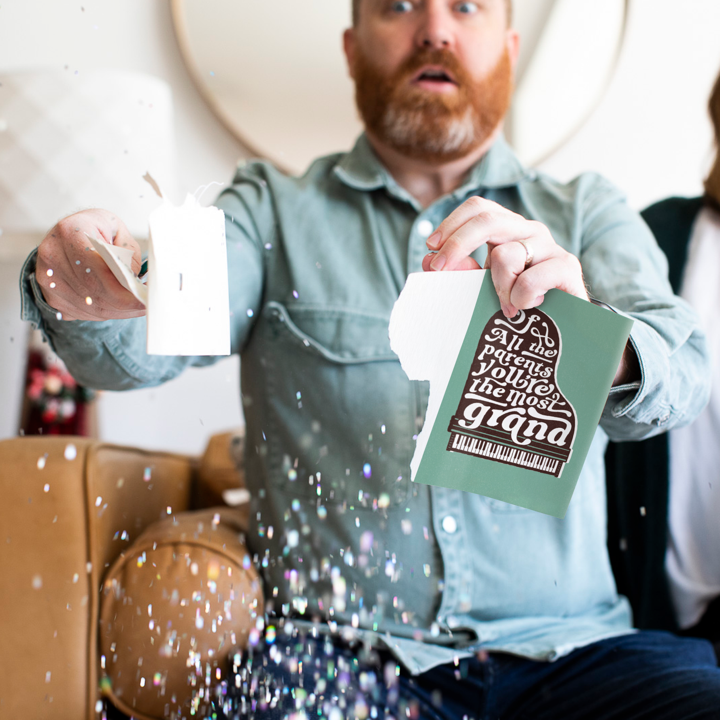 Endless Thank You Grandparent Card with Glitter