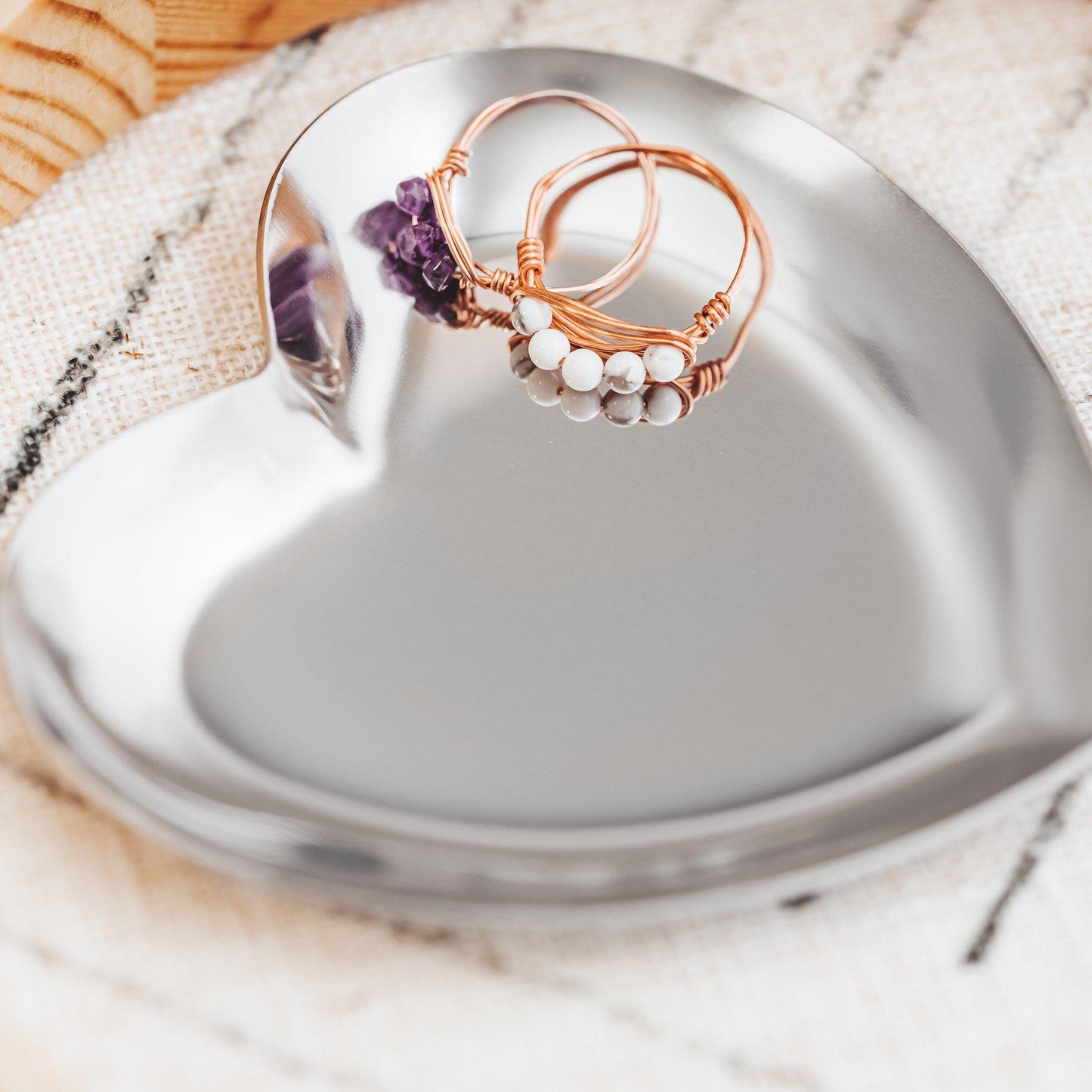 The Best is Yet to Come Heart-Shaped Engagement Ring Dish