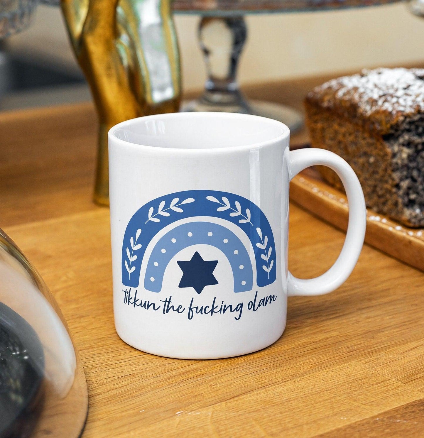 Tikkun the f*cking Olam Ceramic Coffee Mug