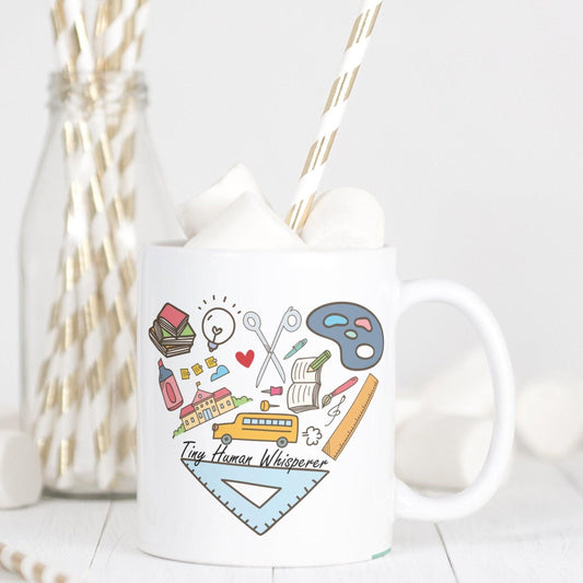 Tiny Human Whisperer Funny Teacher Mug