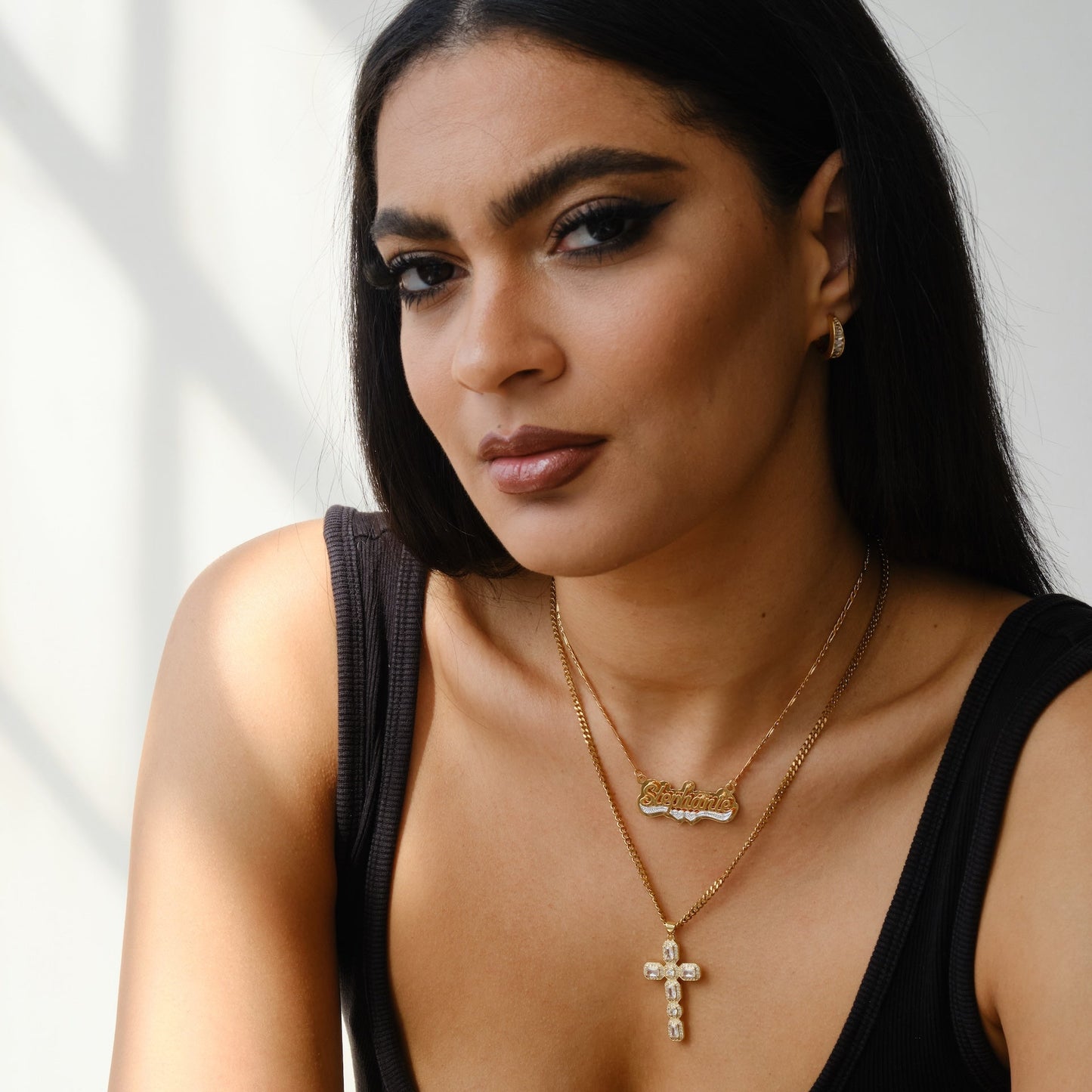 Double Plated LoveTail Name Necklace