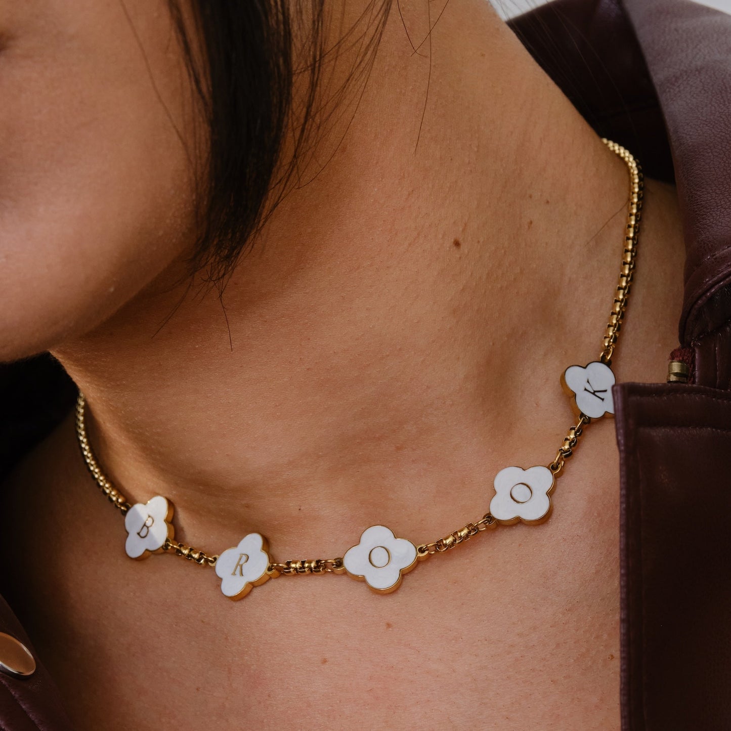 Luxe Petal Name Necklace