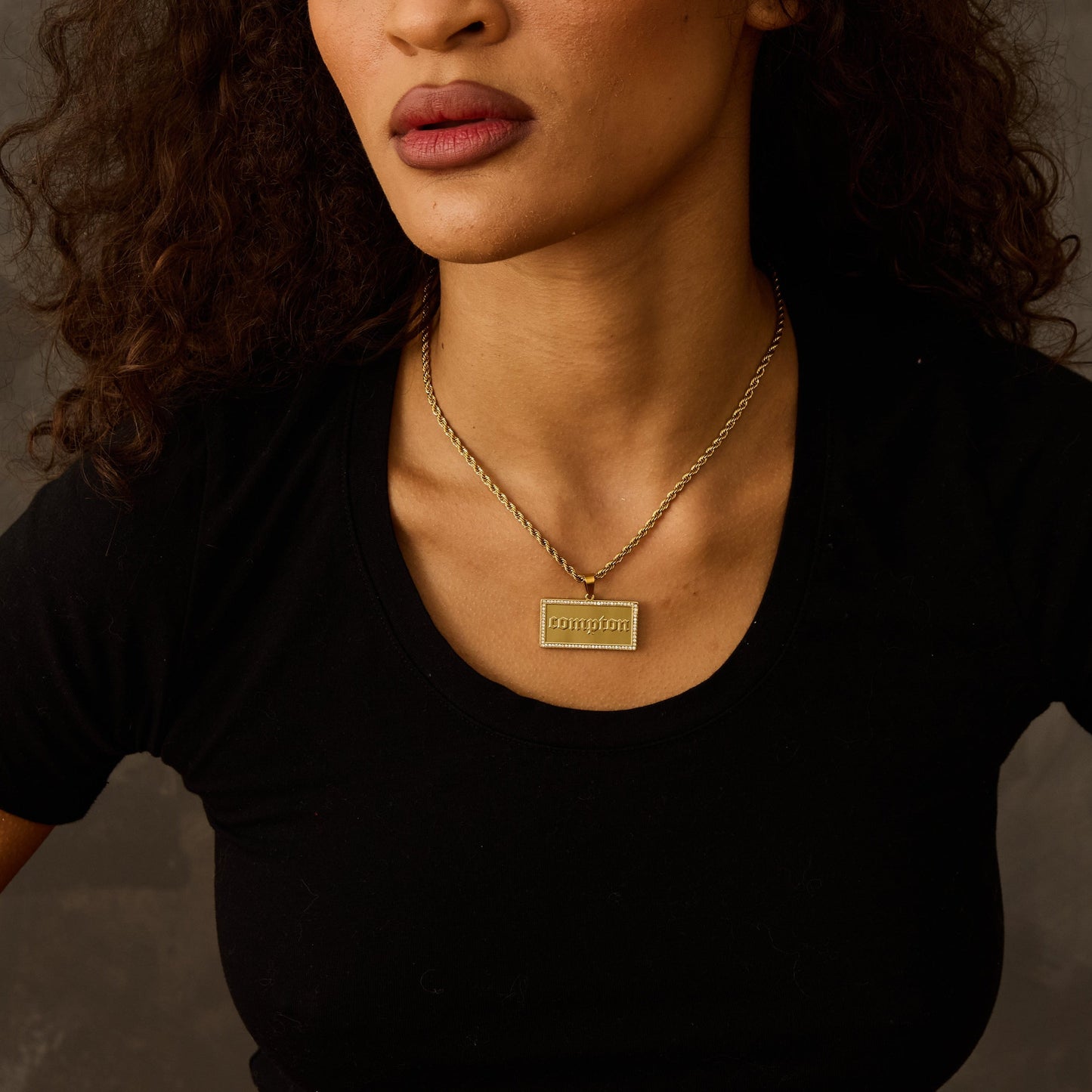 Iced Legacy Name Pendant