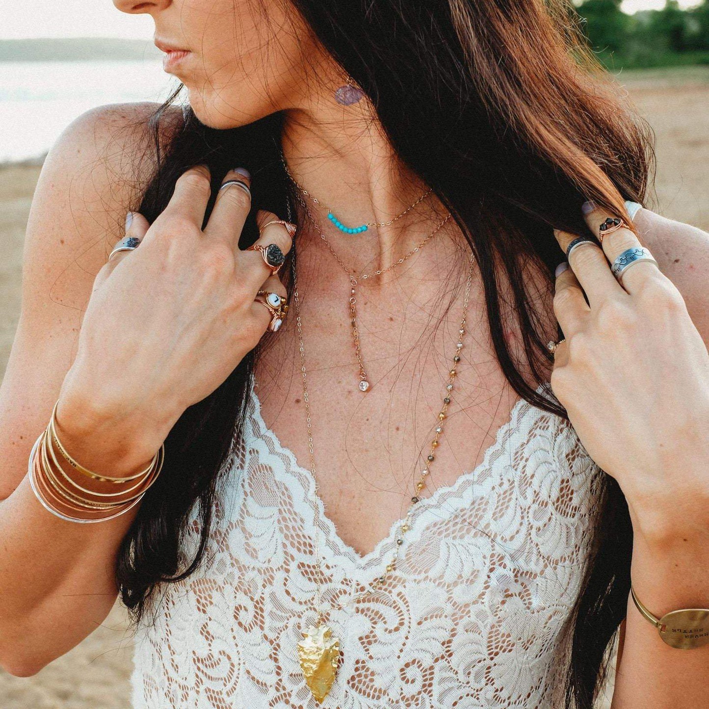 VEGAN VIBES Stacking Cuff Bracelet