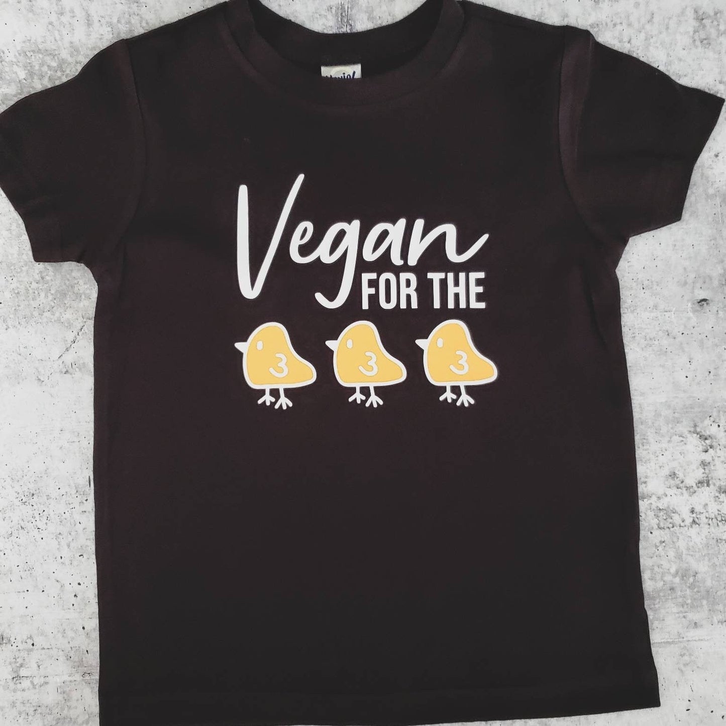 Vegan for the Chicks Kids Shirt and Baby Bodysuit