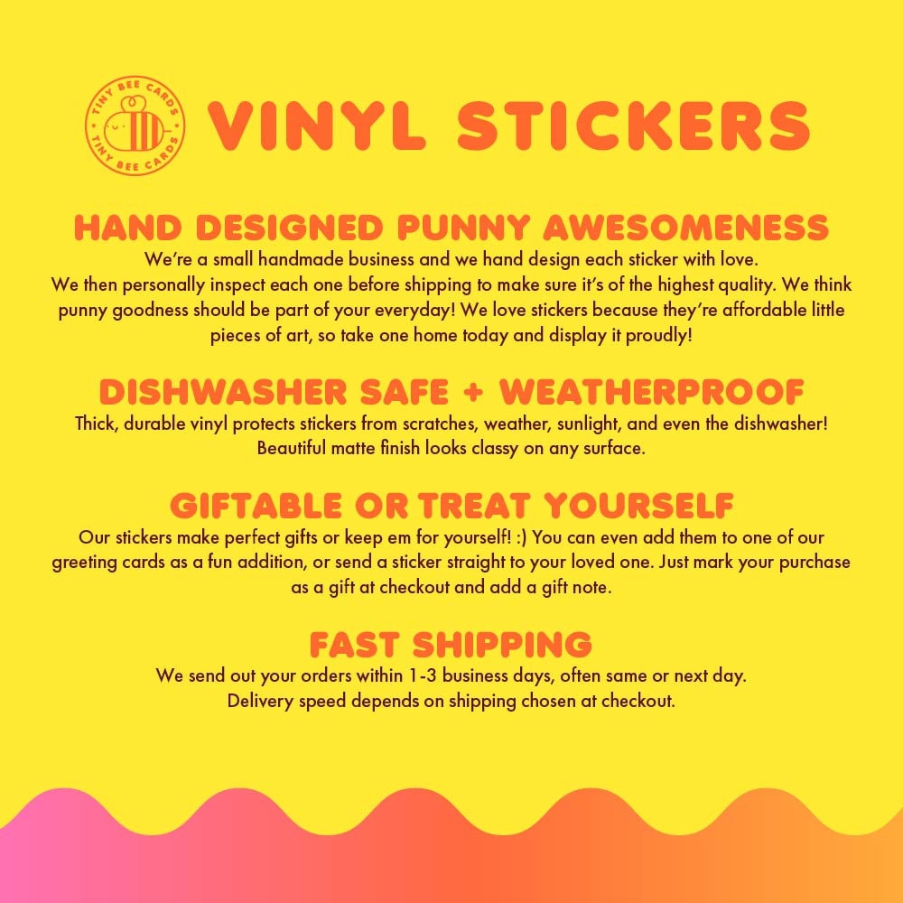 Get in Loser Trash Animals Vinyl Sticker