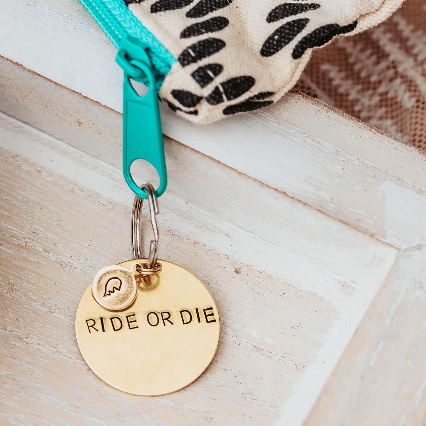 WHERE ARE MY FUCKING KEYS? Brass Disc Keychain