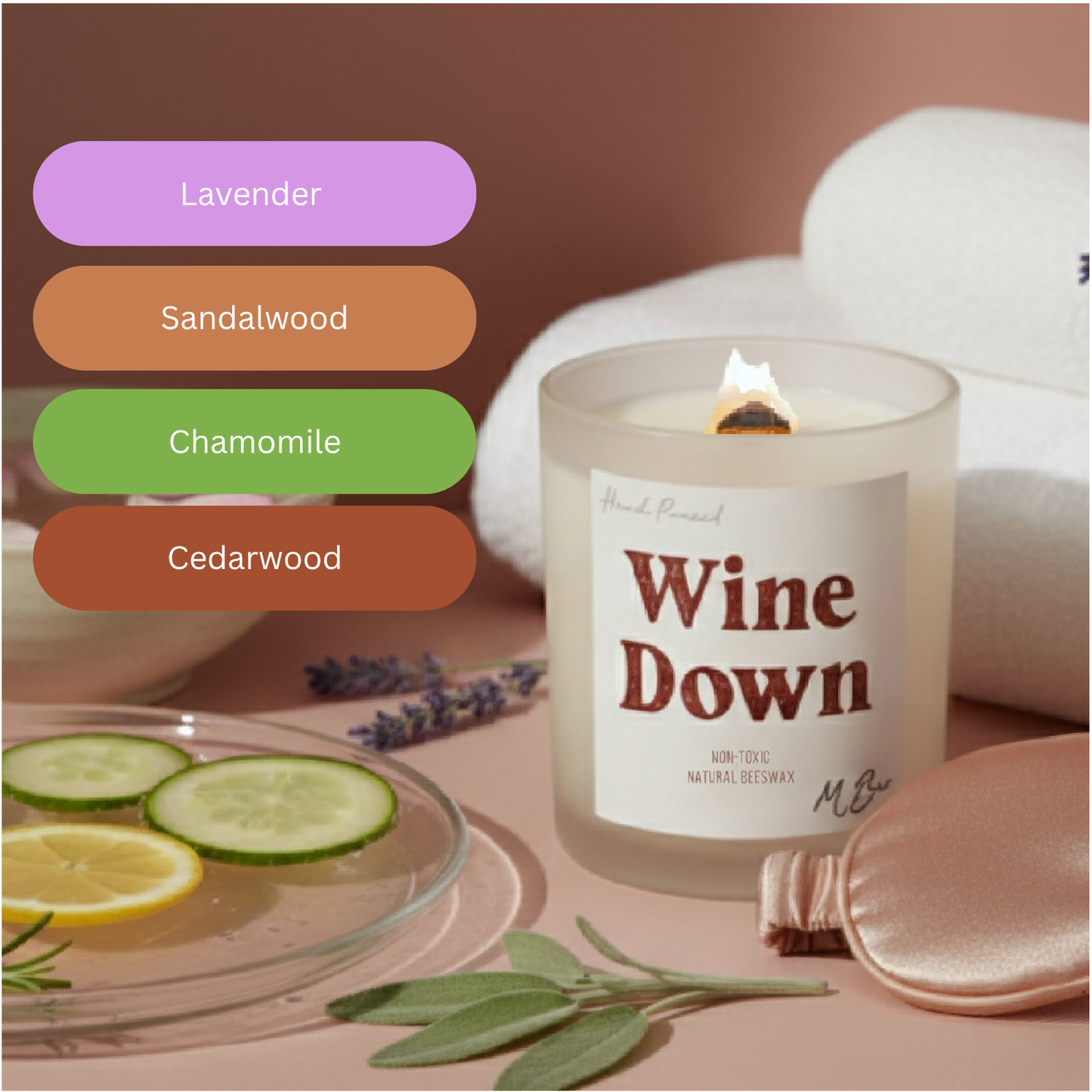 Wine Down Candle